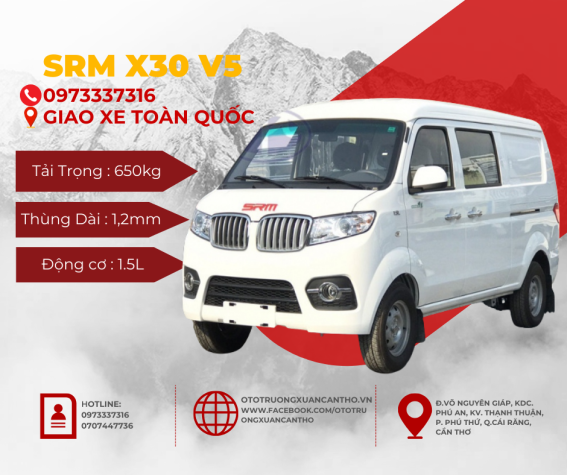 Xe Tải Van SRM X30V5 05 CHỖ