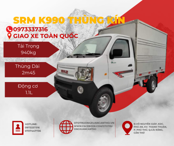 SRM K990 THÙNG KÍN 990KG